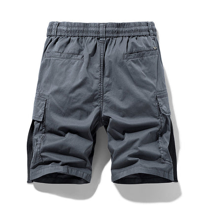 Herren Cargoshorts Elastisch Bequem Mit Seitentaschen