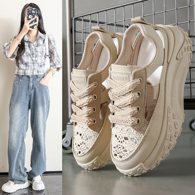 Damen Sneaker Weite Passform Bequem KomfortschuheSport - BerlinGlamour