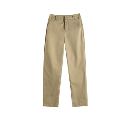 Damen Chino Hose Elegant Slim Fit