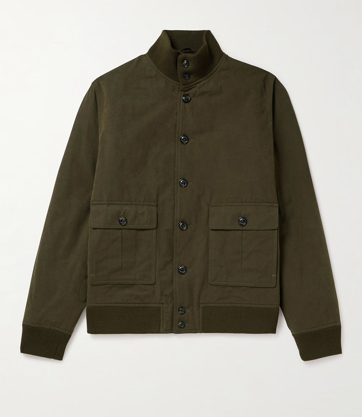 Herren Übergangsjacke Modern mit Hochkragen und Taschen