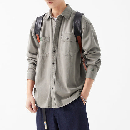 Herren Hemd Utility Style Baumwolle Robust Modern