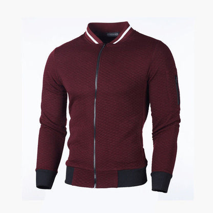 Herren Sweatjacke Sportlich Warm Reißverschluss Tasche