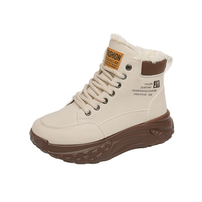 Damen Winterboots Schnürboots Kuschelig Rutschfest - BerlinGlamour