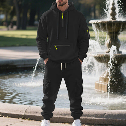 Herren Sportset mit Hoodie und Cargohosen