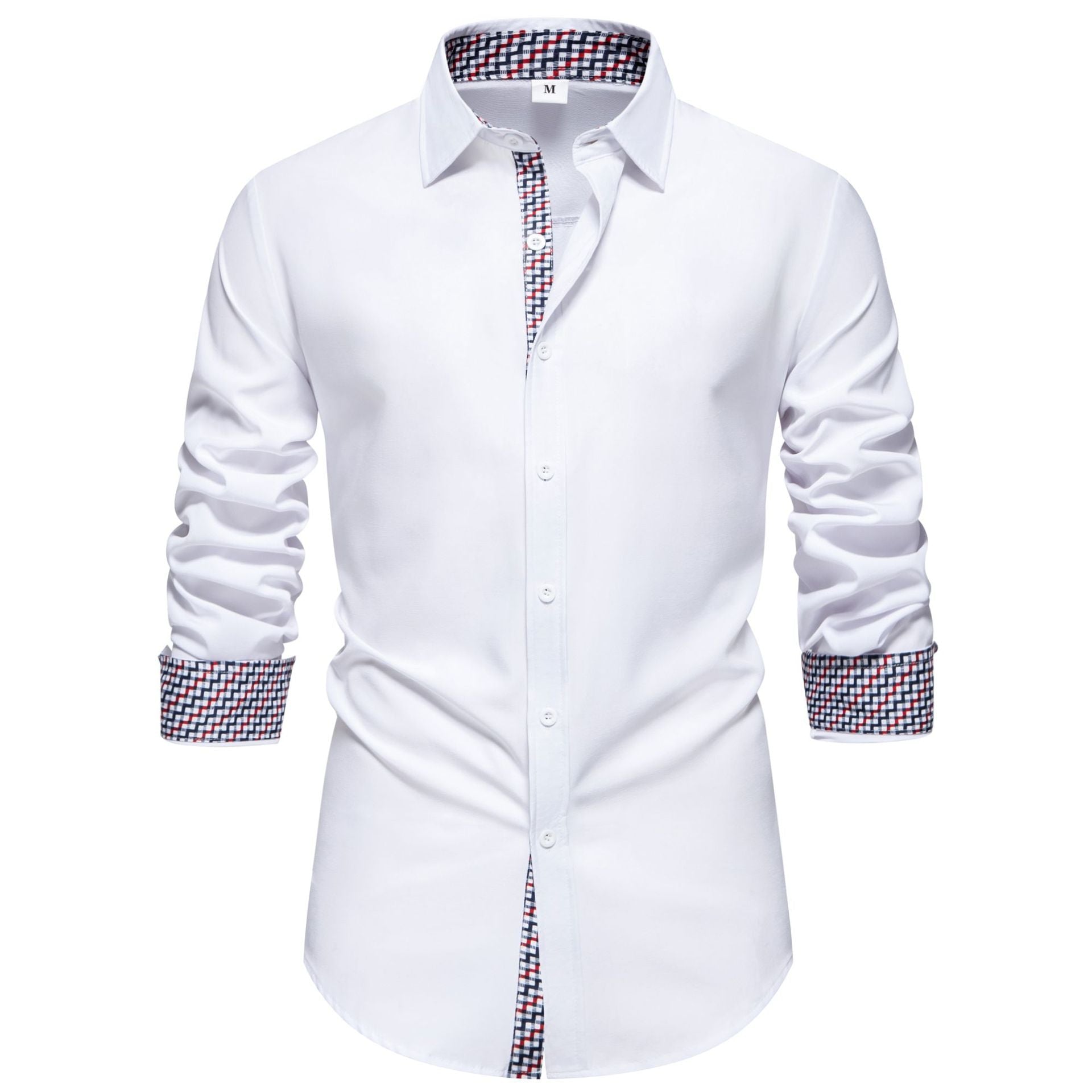 Herren Langarmhemd Modern Slim Fit Elegant - BerlinGlamour