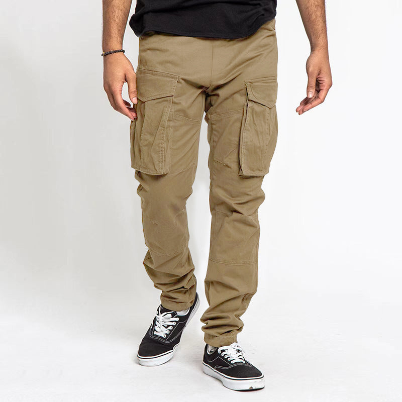 Herren Cargo-Hose mit multifunktionalen Taschen und elastischem Bund BerlinGlamour.