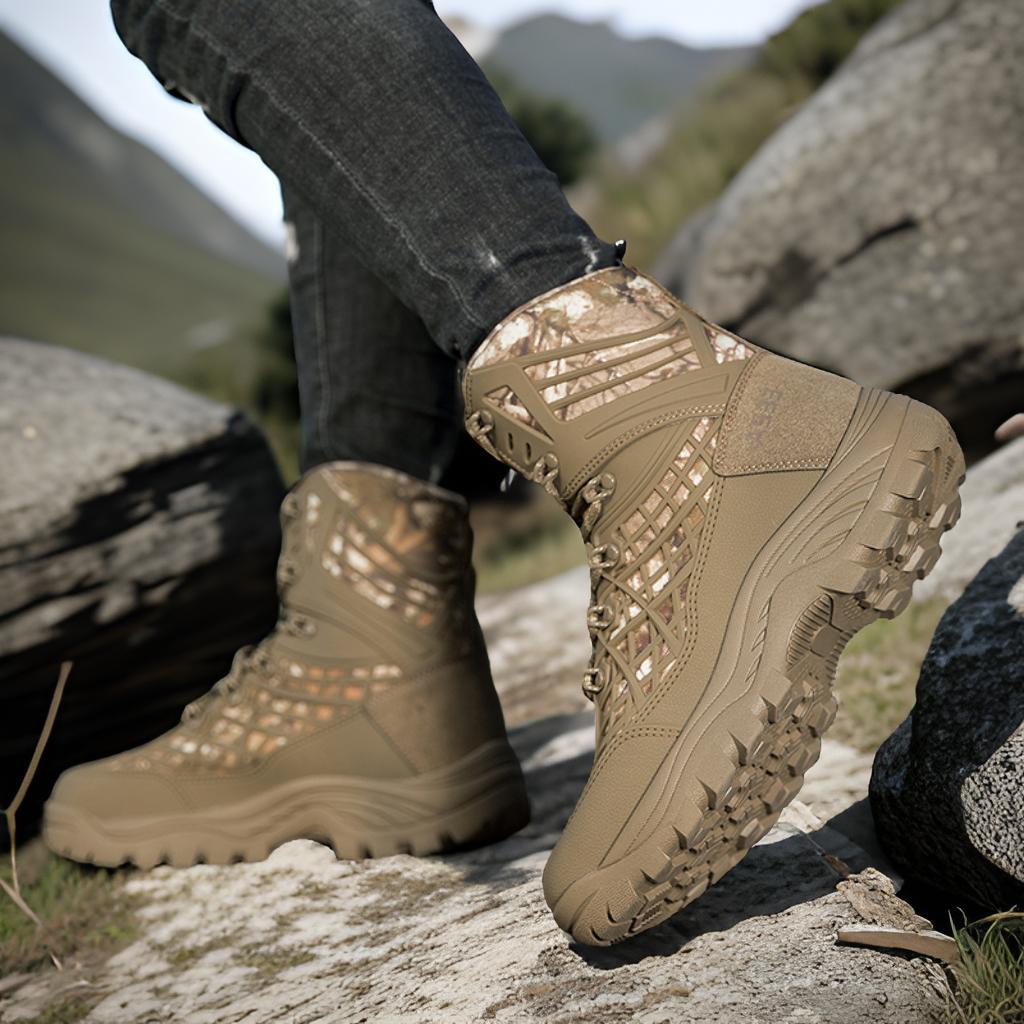 Herren Wanderschuhe Robust Knöchelschutz Rutschfest