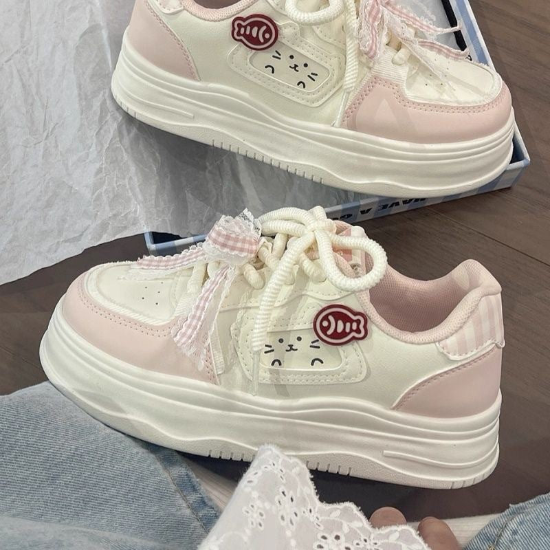 Damen Sneaker Katzen Motiv Schuhe Trendy Frauen Schuhe