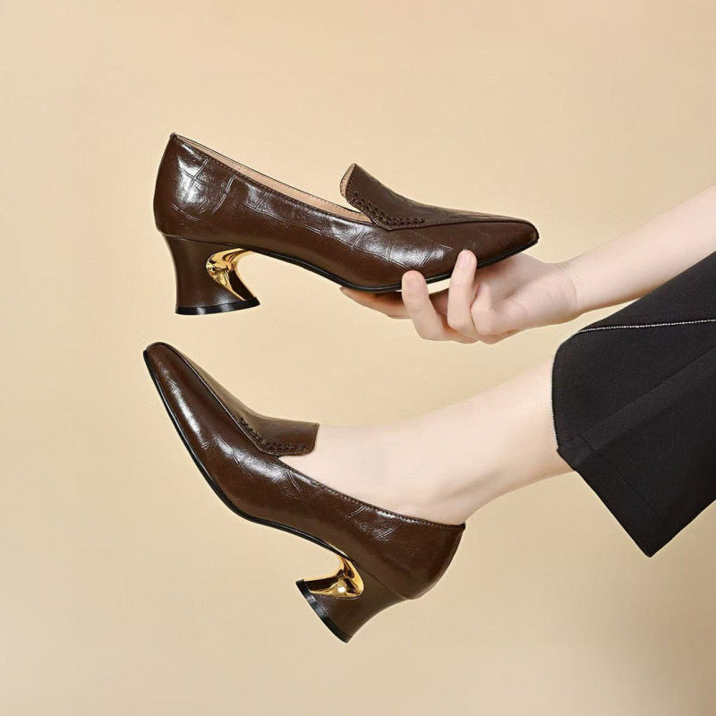 Damen Absatzschuhe Elegant Bequem Hochwertig
