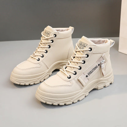 Damen Sneaker High-Top Sportschuhe mit Strapazierfähigem Obermaterial