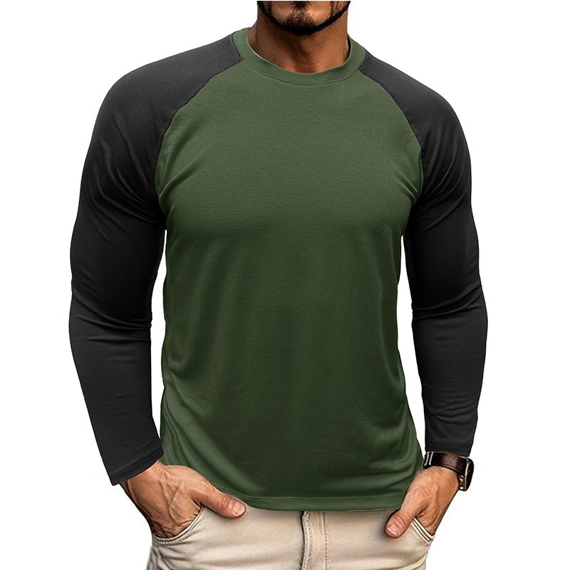 Herren Langarmshirt Modern Raglan Ärmel Slim Fit Berlin