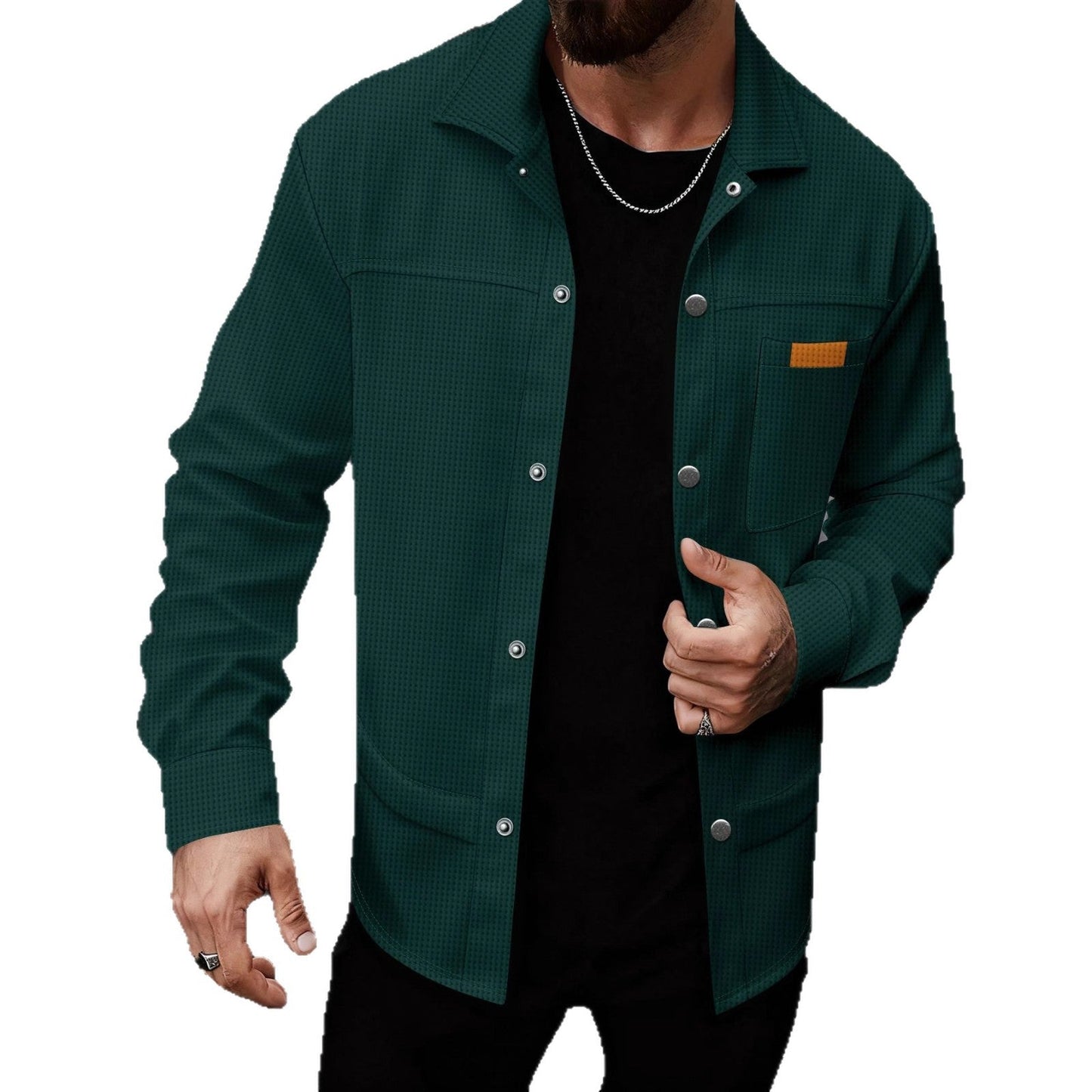 Herren Übergangsjacke Modern mit Taschen und Elastik