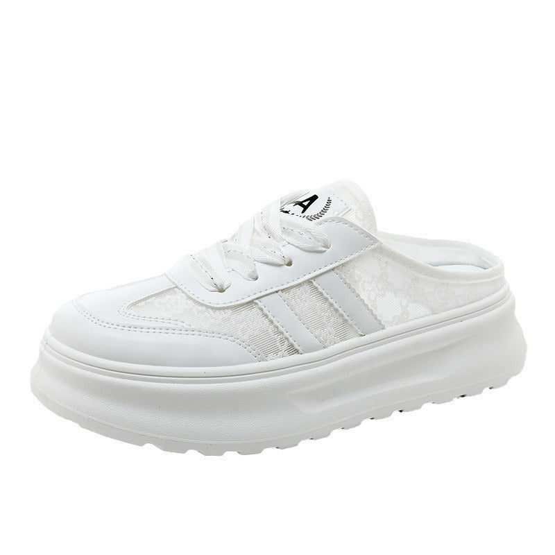 Damen Freizeitschuhe Bequem Modisch Großes Fersenloch