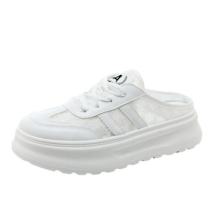 Damen Freizeitschuhe Bequem Modisch Großes Fersenloch