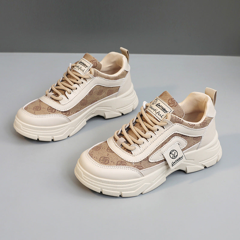Damen Sneaker Chunky Sportlich Bequem Atmungsaktiv