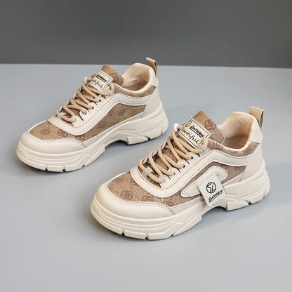Damen Sneaker Chunky Sportlich Bequem Atmungsaktiv