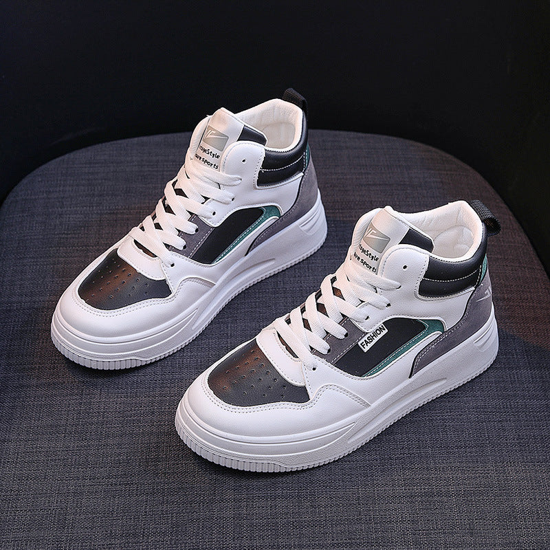 Damen Sneaker Sportlich High Top mit weicher Innensohle