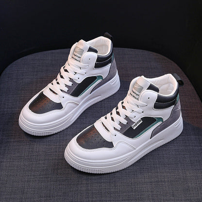 Damen Sneaker Sportlich High Top mit weicher Innensohle
