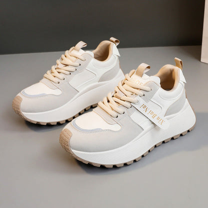 Damen Sneaker Sportlich Chunky Atmungsaktiv Mit Rutschfester Sohle