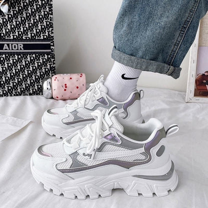 Damen Sneaker Sportlich Bequem Heidi Mode