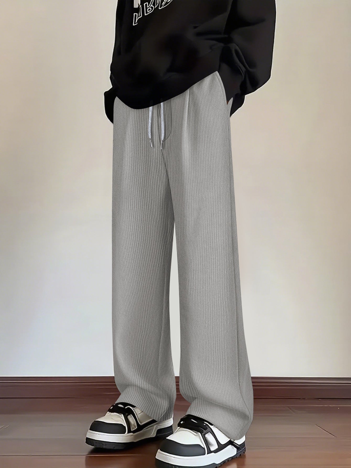 Herren Ripp-Hose Elegant Weich Schmal