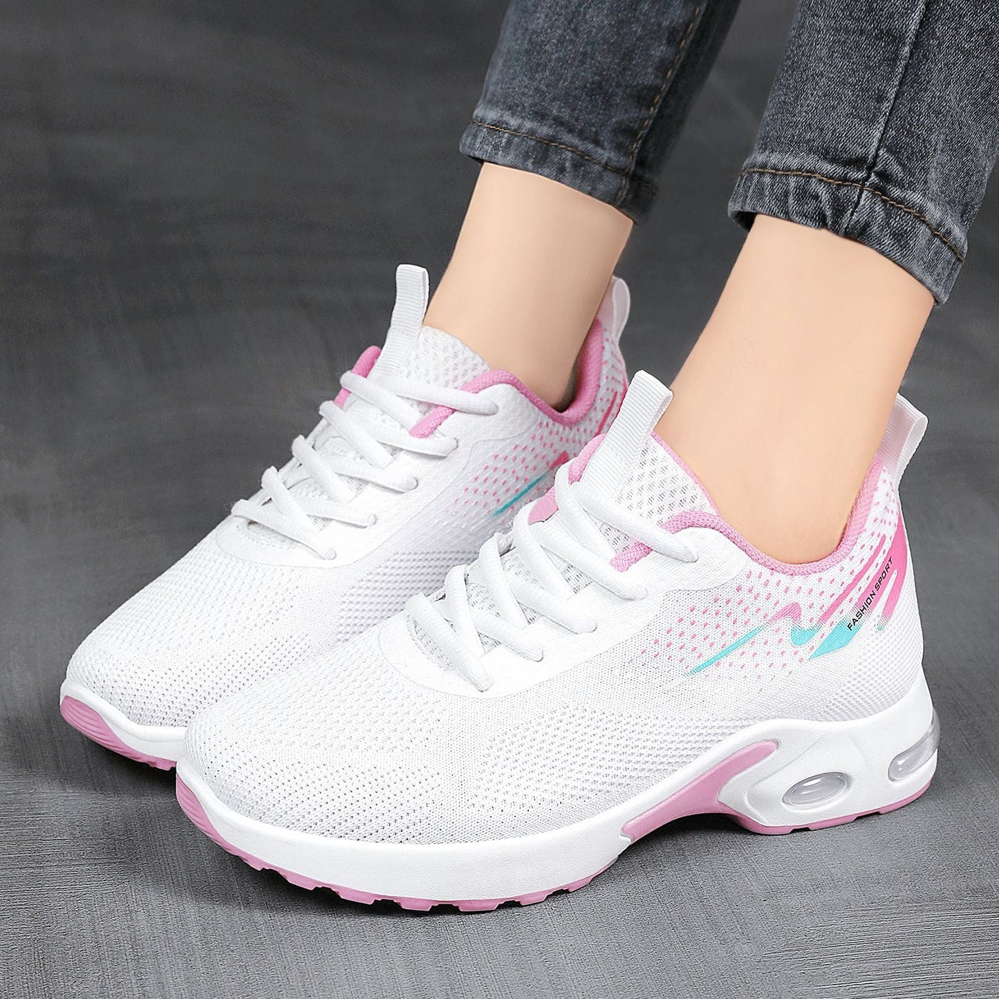 Damen Laufschuhe Atmungsaktiv bequem mit Dämpfung