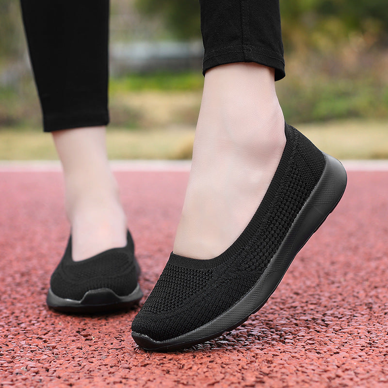 Damen Schuhe Slip-On atmungsaktiv beige Komfort - BerlinGlamour