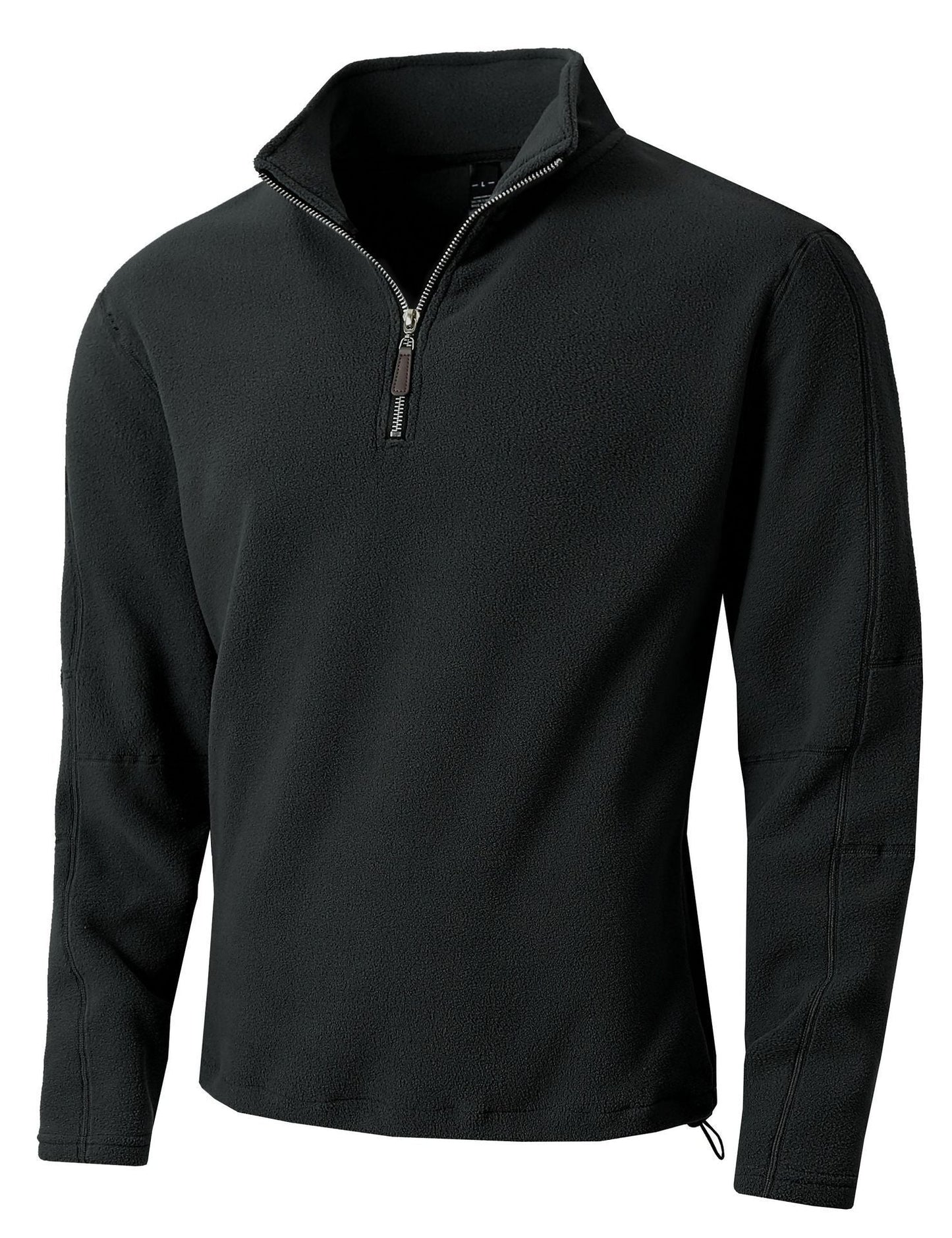 Herren Fleece Pullover Lang Reißverschluss Stehkragen Warm