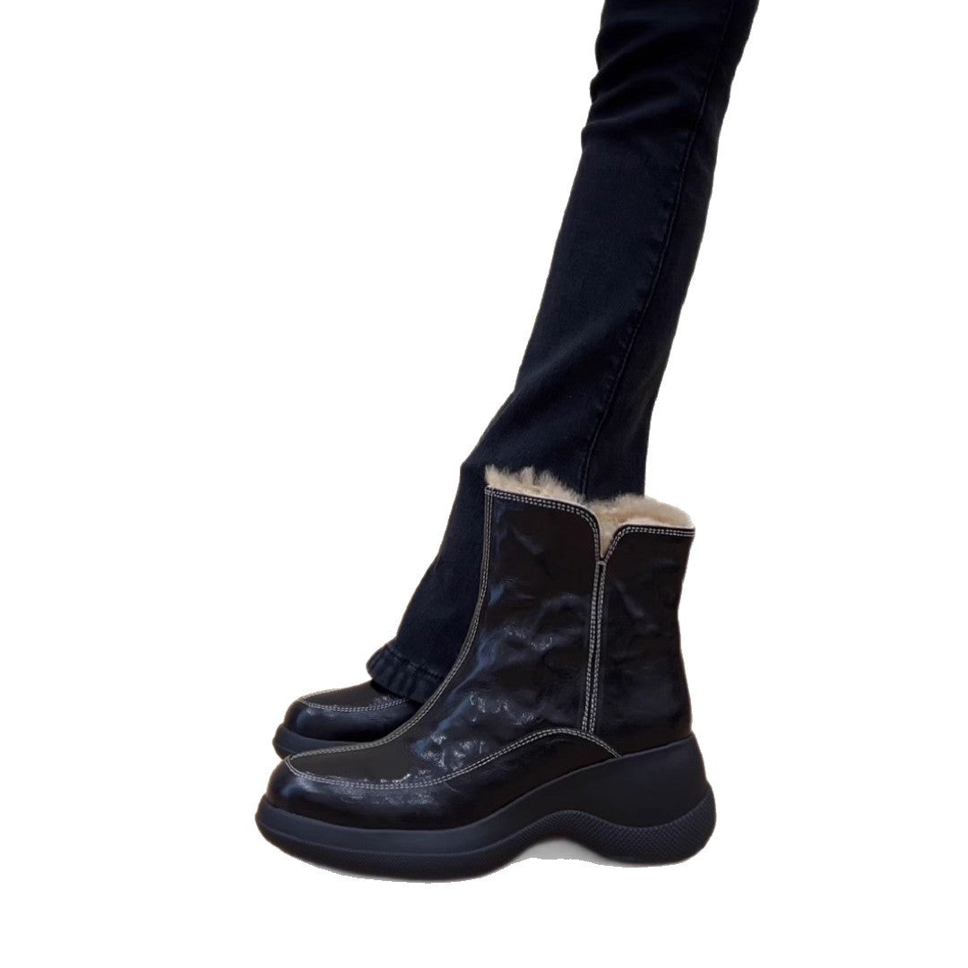 Damen Winterstiefel Isoliert Warm Rutschfest