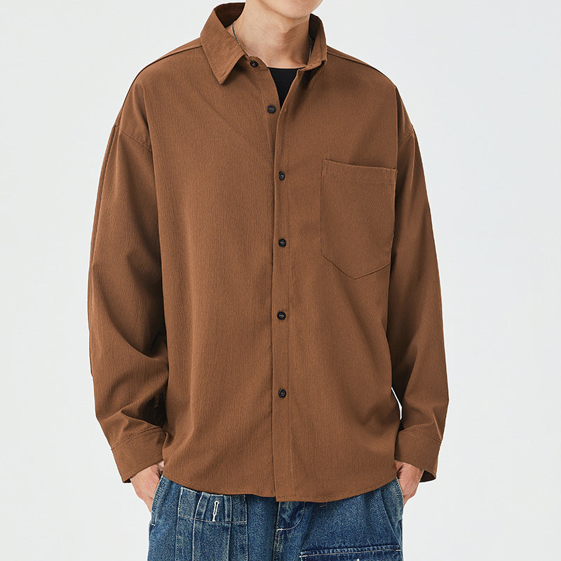Herren Overshirt Lässig mit Brusttasche Modern - BerlinGlamour