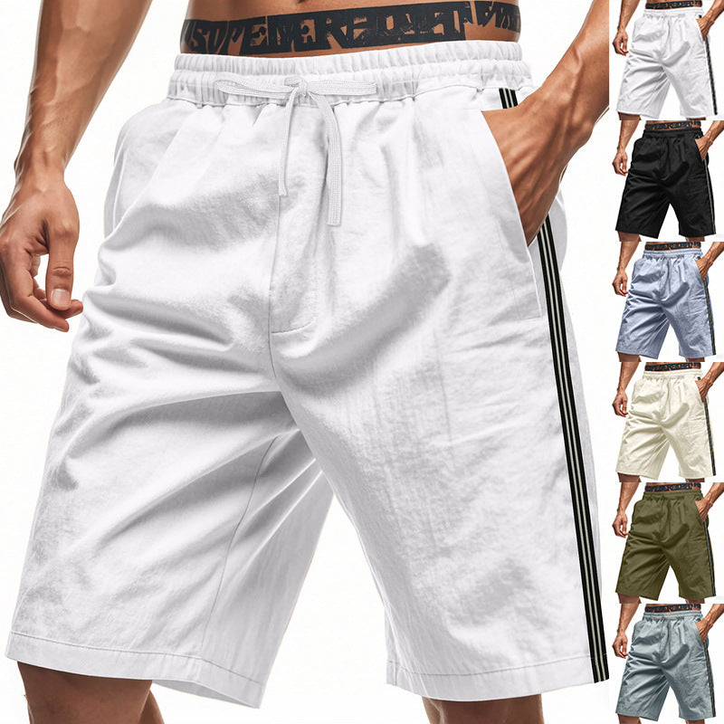 Herren Sporthose Elastisch Mit Seitentaschen Freizeit - BerlinGlamour