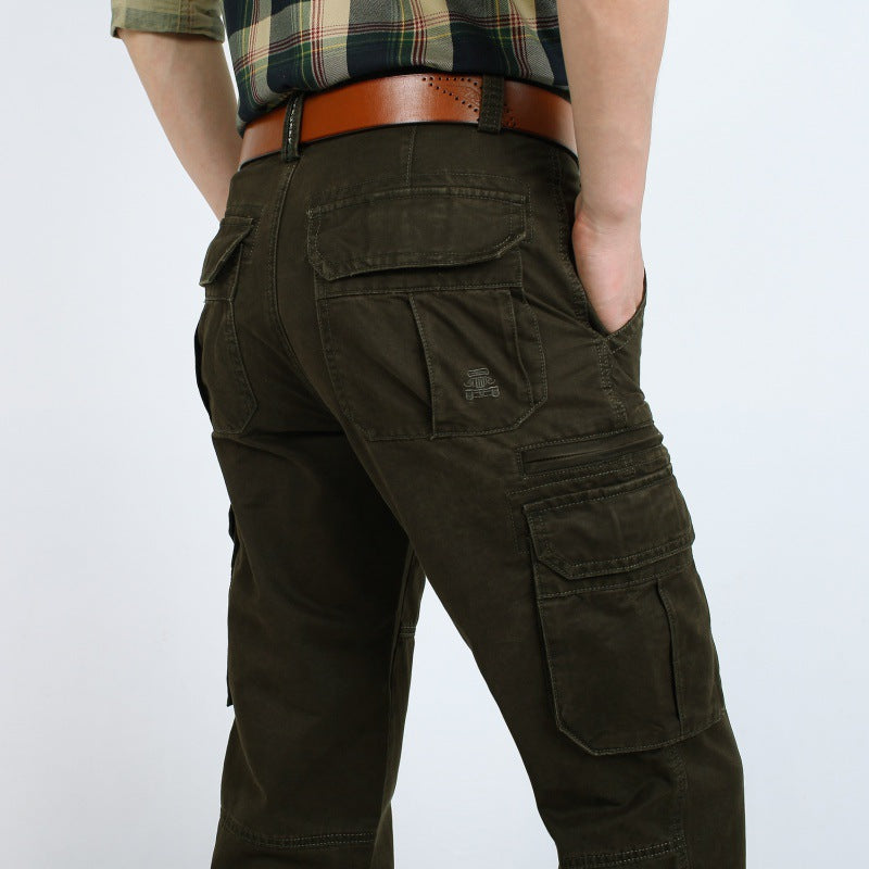 Herren Cargo-Hose Robust Vielseitig Reißverschluss Taschen