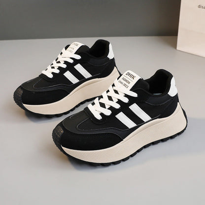 Damen Sneaker Plateau Schuhe Hoch Modisch Komfortabel