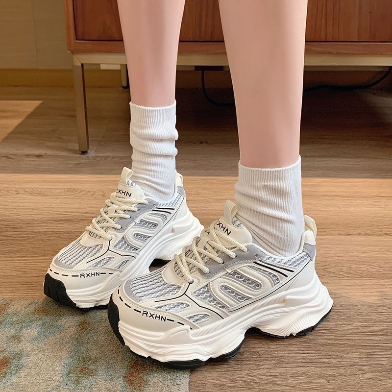 Damen Sneaker Sportlich Atmungsaktiv Komfort Mesh