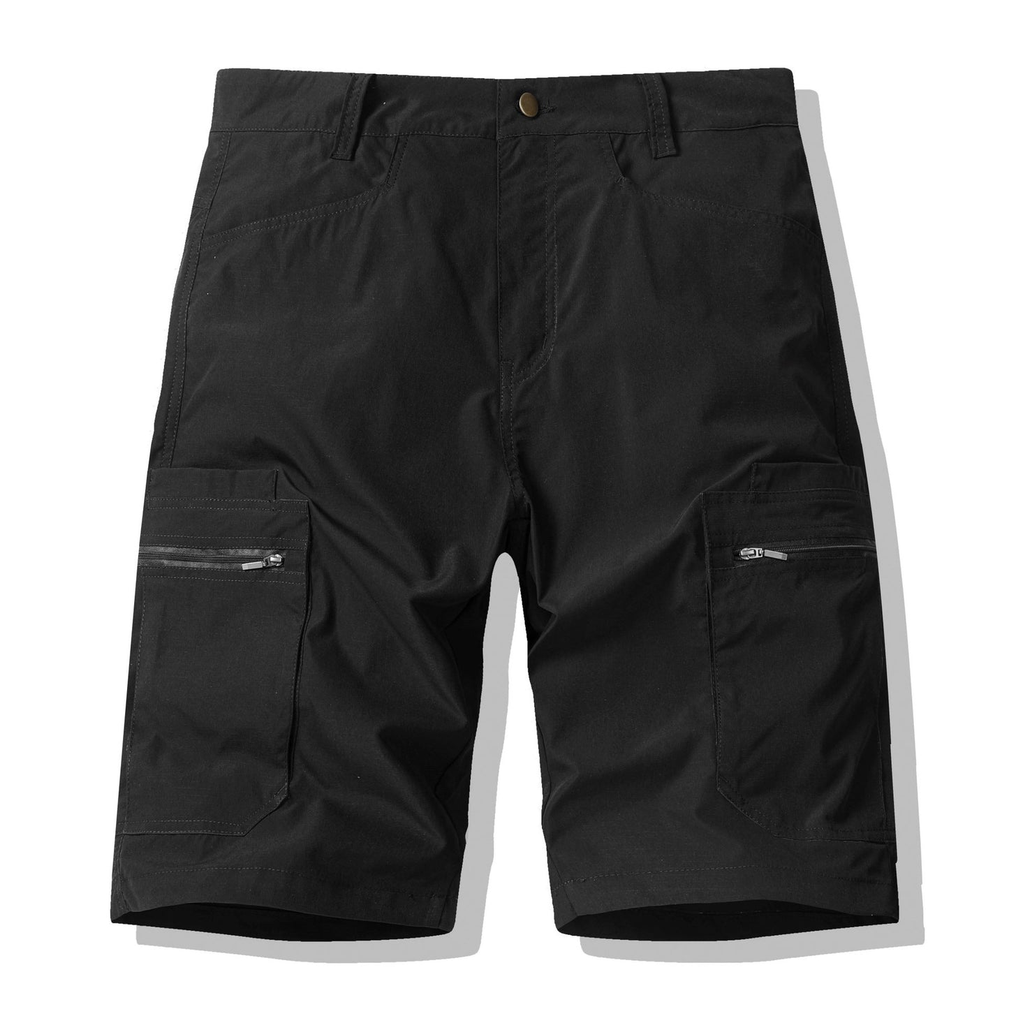 Herren Cargoshorts Funktionshose Reißverschluss Taschen Outdoor