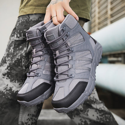 Herren Wanderschuhe Outdoor Robust Knöchelschutz Rutschfest