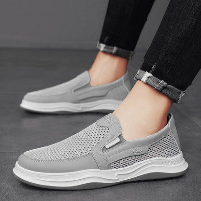 Damen Sneaker Slip-On atmungsaktiv bequem Mode
