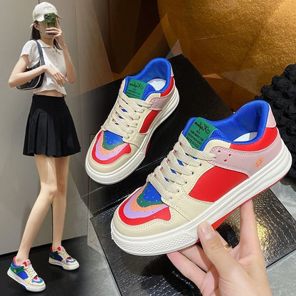 Damen Sneaker Bunt Lifestyle Schuhe Komfortabel Gepolstert - BerlinGlamour