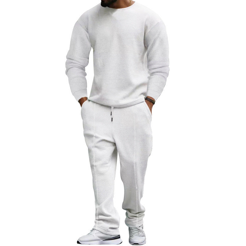 Herren Sweat-Set Elastisch Strukturiert Modern