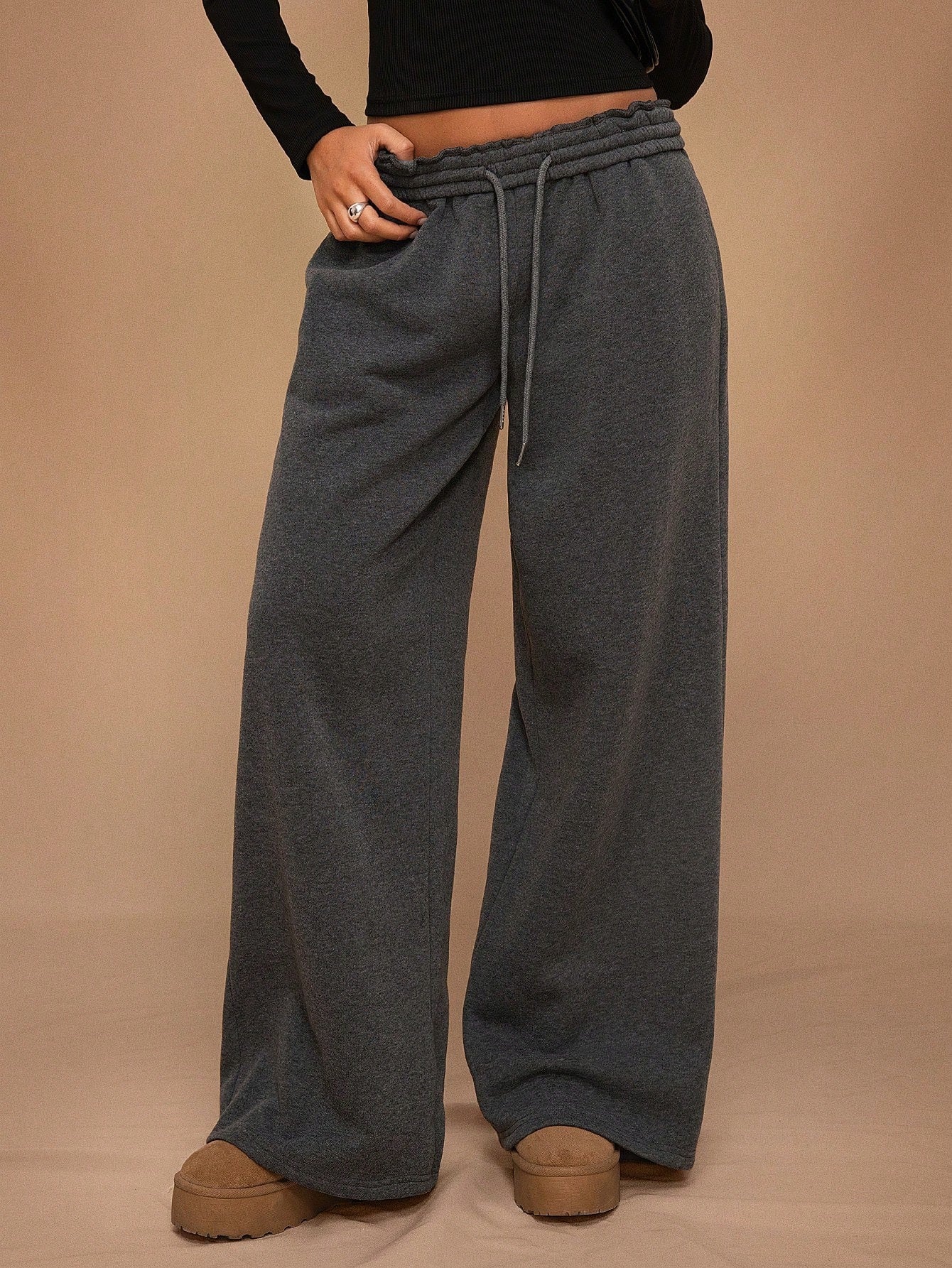 Bequeme Damen Sport Hose Lockere Freizeithose Damen