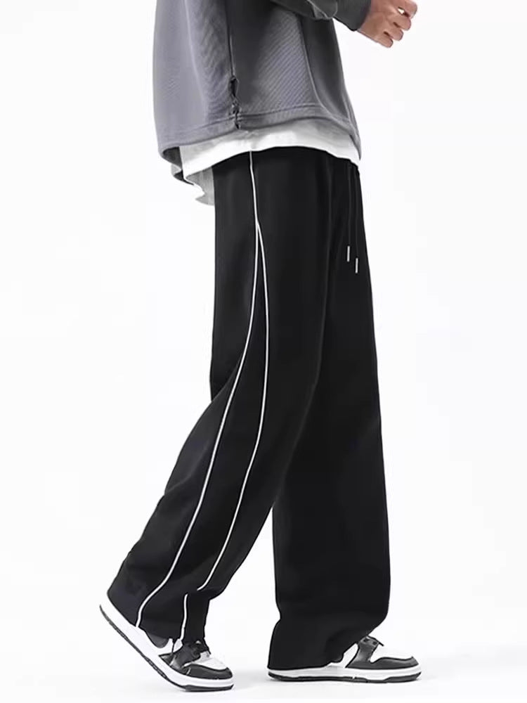 Herren Sporthose Lässig Elegante Side Streifen