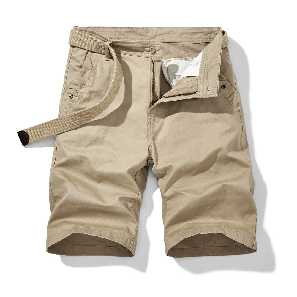 Herren Shorts Cargo Bequem Verstellbar Mit Taschen