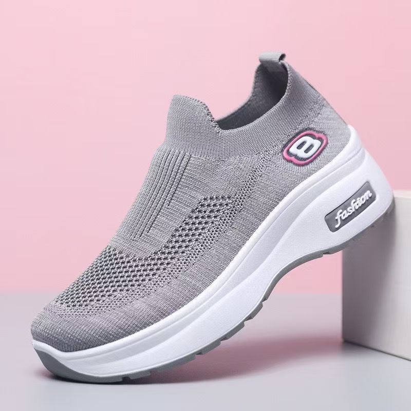 Damen Sneaker Komfort Atmungsaktiv Weich