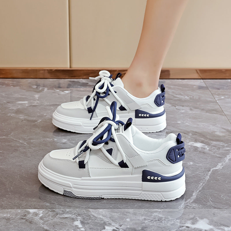 Damen Sneaker Modisch Atmungsaktiv Mit Schnürsystem