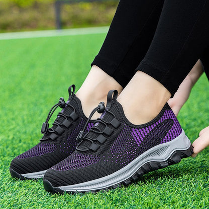 Damen Laufschuhe Fitness Sneaker Schnellschnürsystem Sportlich - BerlinGlamour