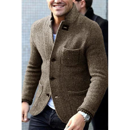 Herren Strickblazer Modern Chic Casual - BerlinGlamour
