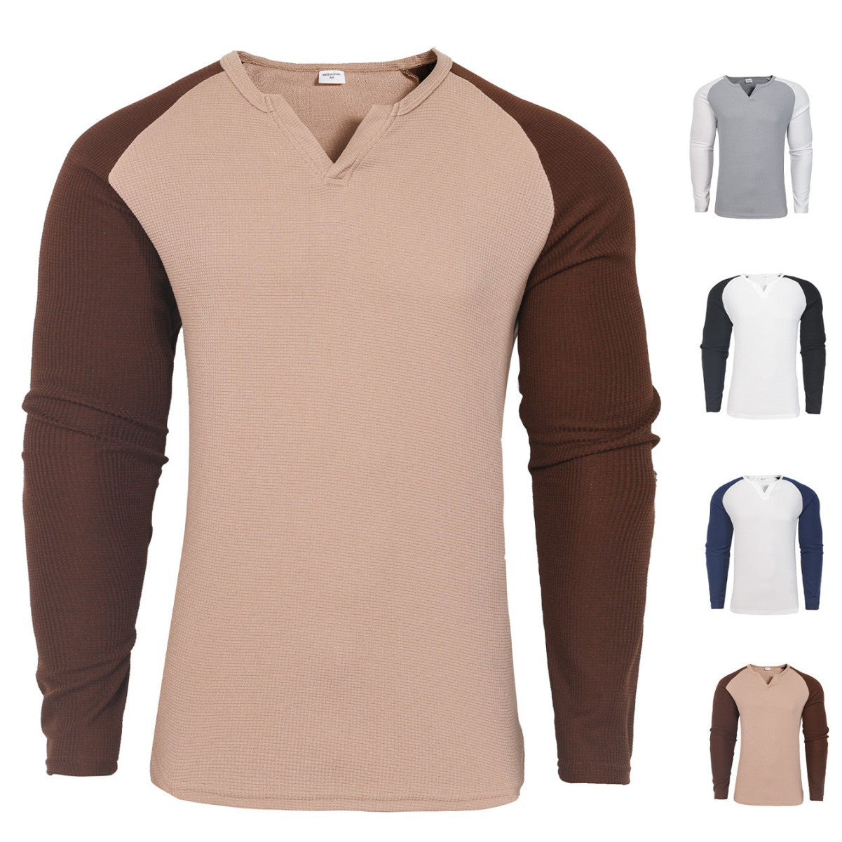 Herren Langarmshirt Strukturdesign Modern Glamour - BerlinGlamour