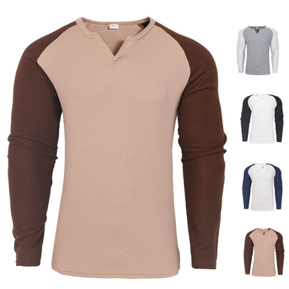 Herren Langarmshirt Strukturdesign Modern Glamour - BerlinGlamour