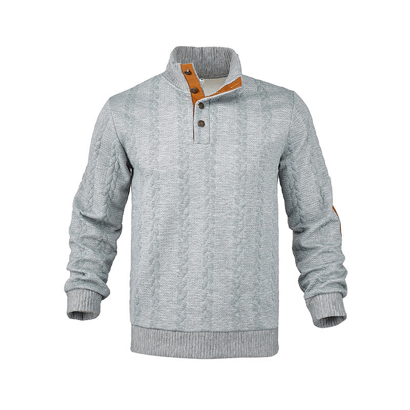 Herren Pullover Strick Modern Klassisch Mit Kontrastdetails