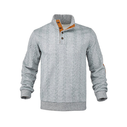 Herren Pullover Strick Modern Klassisch Mit Kontrastdetails